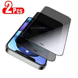 2PCS Privacy Film Screen Protector For IPhone  12, 12 pro, 12 Pro Max, 13, 13 Pro, 13 Pro Max, 14, 14 Pro, 14 Pro Max, Private Tempered Glass