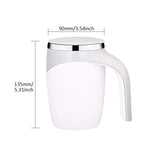 Automatic Stirring Cup Mug Rechargeable Portable Coffee Electric Stirring Stainless Steel Rotating Magnetic Home Drinking Tools