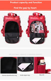 Waterproof Nylon Women Backpack Zipper Oxford School Bags For Girls Dragonfly Flower