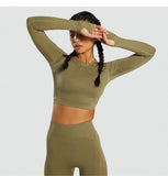 Seamless Yoga Gym Workout Set Sport Suit