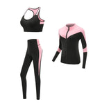 Quick dry women sportswear 4PCS set fitness gym yoga clothing