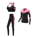 Quick dry women sportswear 4PCS set fitness gym yoga clothing