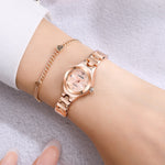 Small Fashion Women Watches Rose Gold Luxury