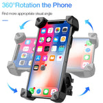 Bicycle Phone Holder For iPhone Samsung Motorcycle Mobile Cellphone Holder