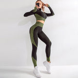 Brand Sport Suit Woman Seamless gym fitness yoga workout Sportswear