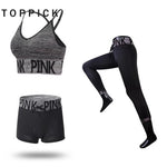 Bra+yoga pants yoga suit sportwear