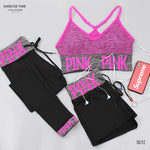 Bra+yoga pants yoga suit sportwear