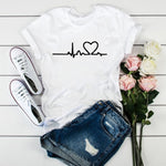 NEW Summer t-shirt Heartbeat t-shirt