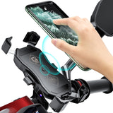 Motorcycle Phone Holder 15W Wireless Smart Charger