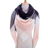 spring winter women scarf plaid warm cashmere scarves shawls luxury brand neck bandana  pashmina lady wrap