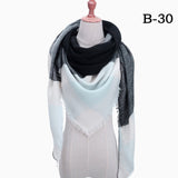 spring winter women scarf plaid warm cashmere scarves shawls luxury brand neck bandana  pashmina lady wrap