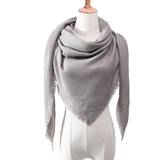 spring winter women scarf plaid warm cashmere scarves shawls luxury brand neck bandana  pashmina lady wrap