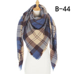 spring winter women scarf plaid warm cashmere scarves shawls luxury brand neck bandana  pashmina lady wrap