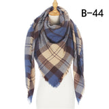 spring winter women scarf plaid warm cashmere scarves shawls luxury brand neck bandana  pashmina lady wrap