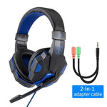 Light Gamer Headset for Computer PS4 Gaming Headphones Adjustable