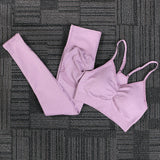 Women Seamless yoga set Fitness Sports Suits GYM Cloth