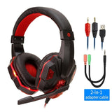 Light Gamer Headset for Computer PS4 Gaming Headphones Adjustable