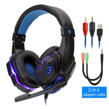 Light Gamer Headset for Computer PS4 Gaming Headphones Adjustable