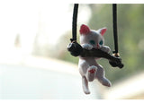 Car Pendant Creative Cute Branch Cat Rearview Mirror Pendant Car Interior Decoration