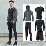 Tracksuit Compression Sportswear for Gym Fitness Workout 5pcs / Set