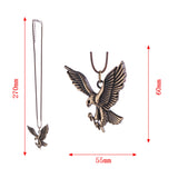 Bronze Eagle Car Pendant Ornaments Hanging Auto Interior Rear View Mirror