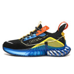 Waterproof Men's Running Shoes Leather Sneakers