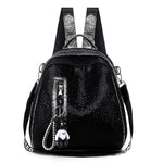 New Waterproof Nylon Women Backpack Zipper School Bags