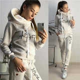 Casual 2 Piece Set Women Tracksuit Autumn Spring Hoodies