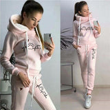 Casual 2 Piece Set Women Tracksuit Autumn Spring Hoodies