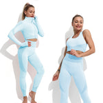 Sport bras top Long sleeve Women Sportswear Suit