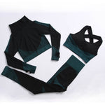 Sport bras top Long sleeve Women Sportswear Suit