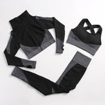 Sport bras top Long sleeve Women Sportswear Suit