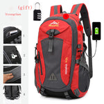 Waterproof Backpack Men Riding Sport Bags Outdoor Camping Travel Backpacks