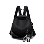 New Waterproof Nylon Women Backpack Zipper School Bags