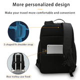 New Fashion Men Waterproof Backpacks for 15.6 Inch Laptop Business Daily Work