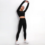 Top Sportswear High Waist Leggings Fitness Sports Suits