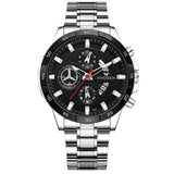 Luxury Chronograph Full Steel Waterproof Quartz Watch