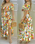 Women&#39;s Long Skirt Suit, 2022 for Summer Vacation