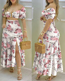 Women&#39;s Long Skirt Suit, 2022 for Summer Vacation