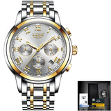 New Watches Men Luxury Brand Chronograph Male Sport Watches Waterproof