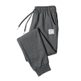 streetwear Pants Fashion Pencil linen Pants Men Full Length Drawstring Trousers For Men Casual Pants