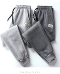 Varsanol Warm Sweatpants Men Cotton Thick Mens Pants Winter Oversized