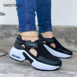 Women Fashion Vulcanized Sneakers Platform Solid Color Flats Ladies Shoes