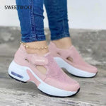 Women Fashion Vulcanized Sneakers Platform Solid Color Flats Ladies Shoes