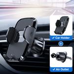 Dashboard Phone Holder for Car【360° Widest View】9in Flexible Long Arm,