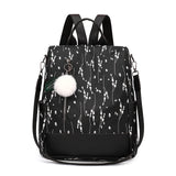 Fashion Women Backpacks Flower Print Ladies School Backpack